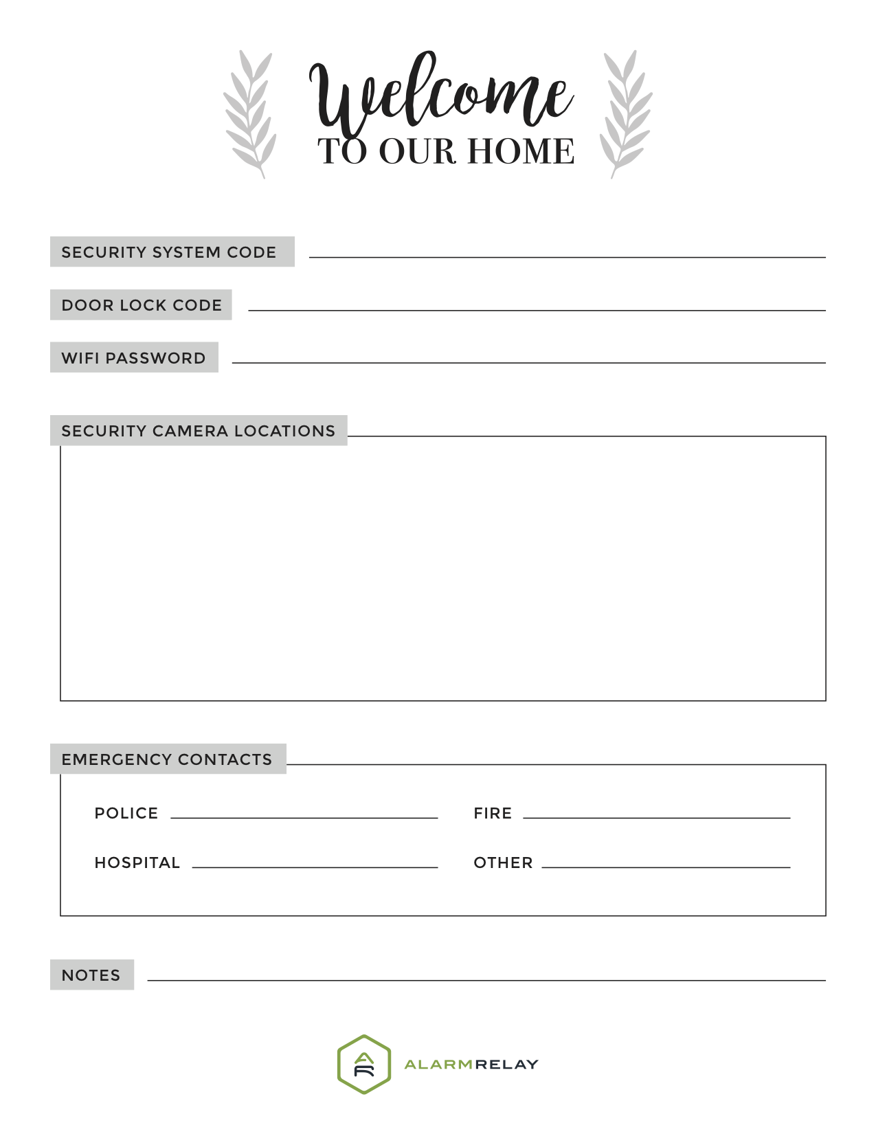 printable fire escape plan template